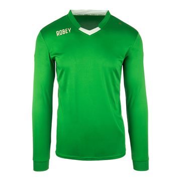 Afbeeldingen van Robey Hattrick Voetbalshirt - Groen (Lange Mouwen)