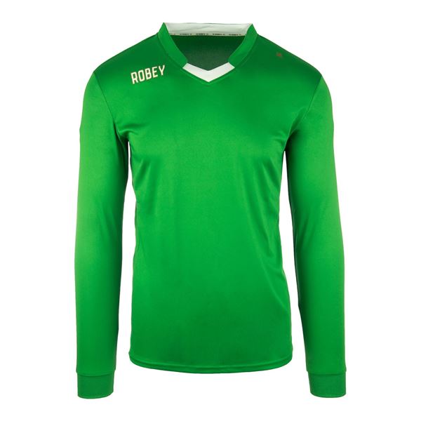 Afbeelding van Robey Hattrick Voetbalshirt - Groen (Lange Mouwen)