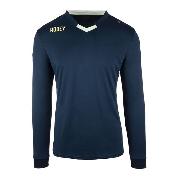 Afbeelding van Robey Hattrick Voetbalshirt - Navy Blauw (Lange Mouwen)