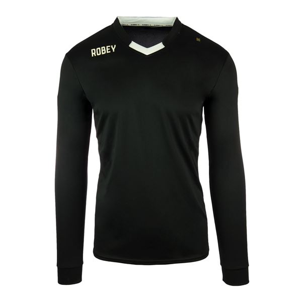 Afbeelding van Robey Hattrick Voetbalshirt - Zwart (Lange Mouwen)