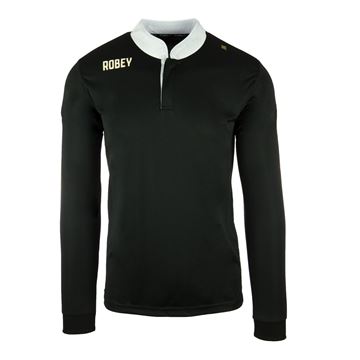 Afbeeldingen van Robey Kick Off Voetbalshirt - Zwart(Lange Mouwen)