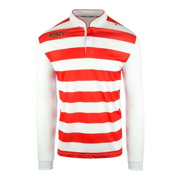 Prediken medley Horzel Robey Legendary Voetbalshirt - Rood/ Wit (Lange Mouwen) | Teamkleding.eu