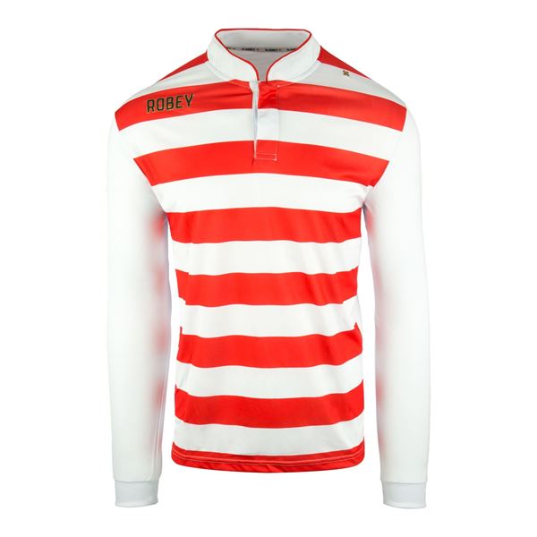 Durven moreel wasserette Robey Legendary Voetbalshirt - Rood/ Wit (Lange Mouwen) | Teamkleding.eu