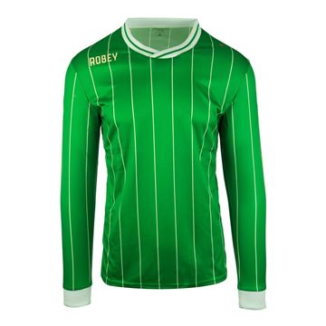 Afbeeldingen van Robey Pinstripe Voetbalshirt - Groen (Lange Mouwen)