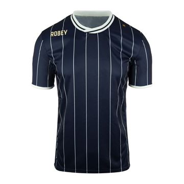 Afbeeldingen van Robey Pinstripe Voetbalshirt - Navy Blauw
