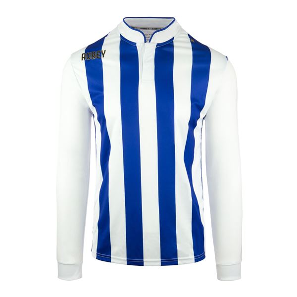 Afbeelding van Robey Winner Voetbalshirt - Blauw/ Wit (Lange Mouwen)