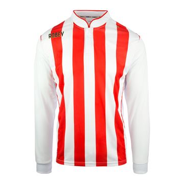 Afbeeldingen van Robey Winner Voetbalshirt - Rood/ Wit (Lange Mouwen)