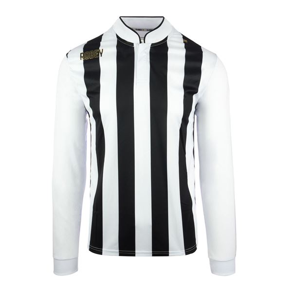 Afbeelding van Robey Winner Voetbalshirt - Zwart/ Wit (Lange Mouwen)