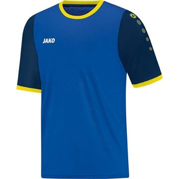 Afbeeldingen van JAKO LEEDS Shirt - Navy blauw/citroen