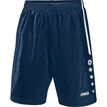 Afbeeldingen van JAKO Turin Broekje - Navy Blauw/Wit