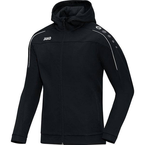 Afbeelding van JAKO Classico Hooded Trainingsjack - Zwart