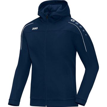 Afbeeldingen van JAKO Classico Hooded Trainingsjack - Navy - Blauw