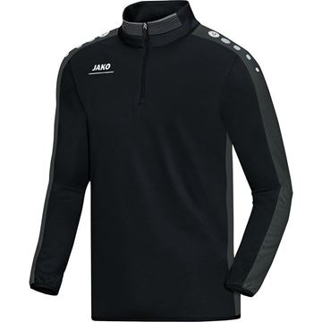 Afbeeldingen van JAKO Striker Zip Training Top - Zwart - Grijs