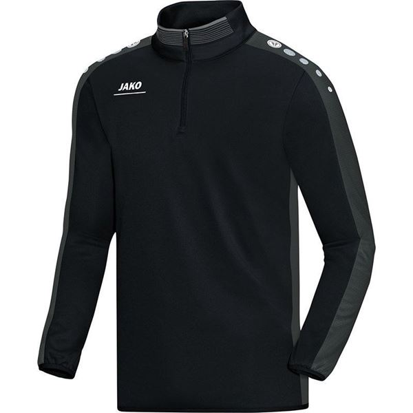 Afbeelding van JAKO Striker Zip Training Top - Zwart - Grijs