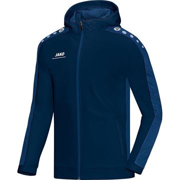 Afbeeldingen van JAKO Striker Hooded Trainingsjack - Navy - Nachtblauw