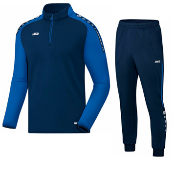 Afbeeldingen van JAKO Champ Trainingspak met Zip Top - Blauw