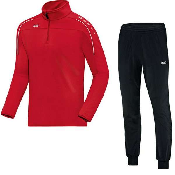 Afbeelding van JAKO Classico Trainingspak met Zip Top - Rood