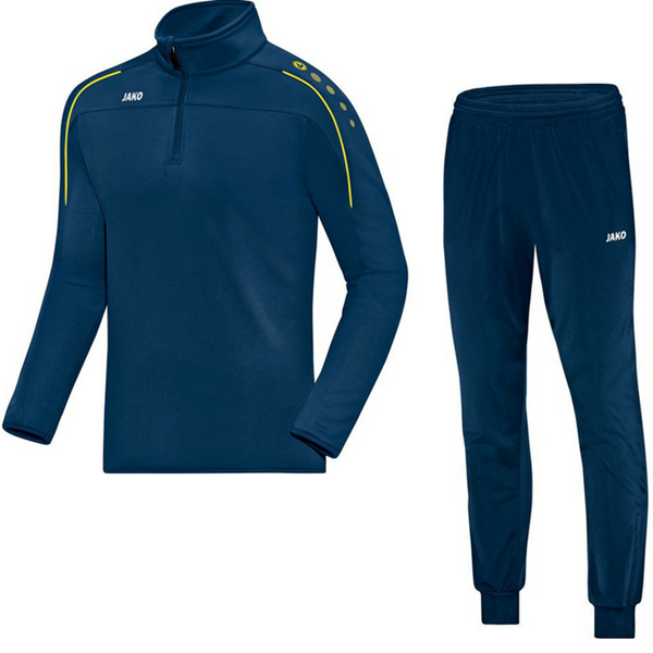 Afbeelding van JAKO Classico Trainingspak met Zip Top - Nachtblauw