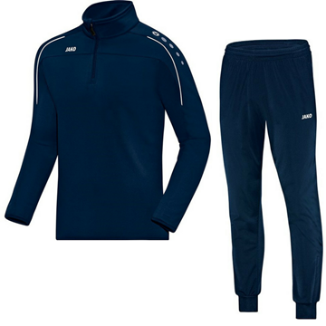 Afbeeldingen van JAKO Classico Trainingspak met Zip Top - Navy - Blauw