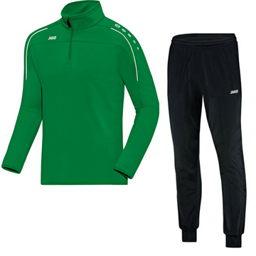 Afbeeldingen van JAKO Classico Trainingspak met Zip Top - Groen