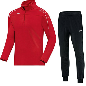 Afbeeldingen van JAKO Classico Trainingspak met Zip Top - Rood - Kinderen