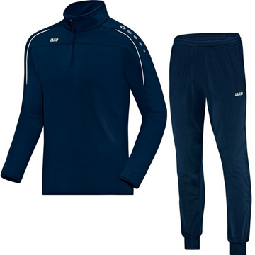 Afbeeldingen van JAKO Classico Trainingspak met Zip Top - Navy - Blauw - Kinderen