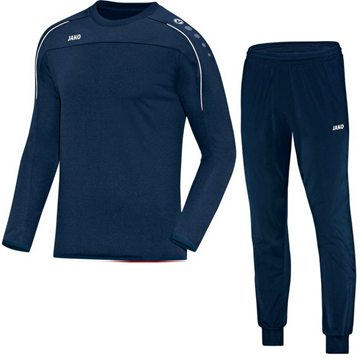 Afbeeldingen van JAKO Classico Sweat Trainingspak - Navy - Blauw- Kinderen