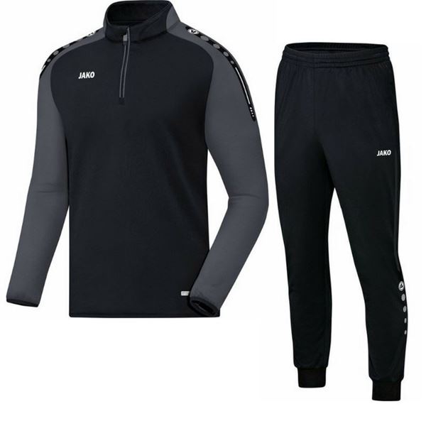 Afbeelding van JAKO Champ Trainingspak met Zip Top - Zwart - Kinderen