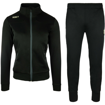 Afbeeldingen van Robey Striker Trainingspak - Zwart/Grijs - Dames