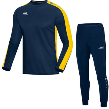 Afbeeldingen van JAKO Striker Sweat Trainingspak - Navy Blauw/Geel