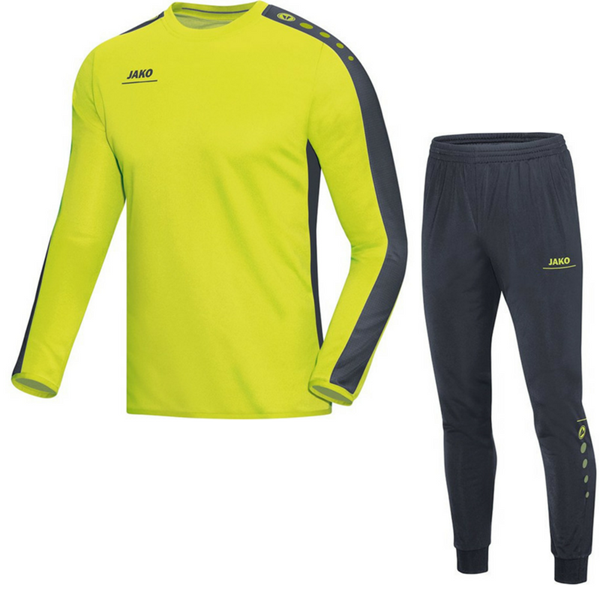 Afbeelding van JAKO Striker Sweat Trainingspak - Geel/Antraciet
