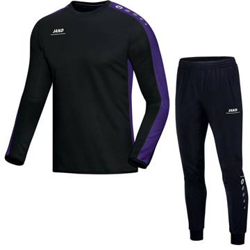 Afbeeldingen van JAKO Striker Sweat Trainingspak - Zwart/Paars - Kinderen