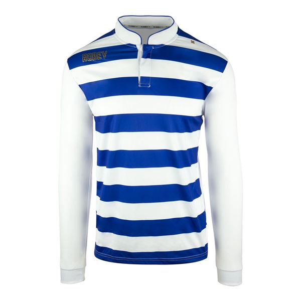 Afbeelding van Robey Legendary Voetbalshirt - Blauw/ Wit (Lange Mouwen) - Kinderen