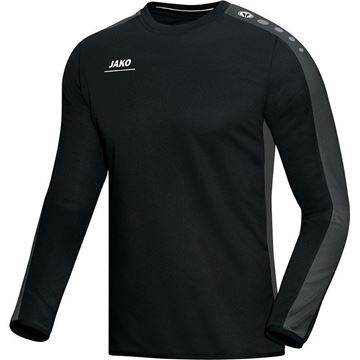 Afbeeldingen van JAKO Striker Sweater - Zwart - Grijs - Kinderen