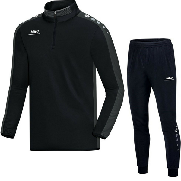 Afbeelding van JAKO Striker Trainingspak Zip Top - Zwart - Grijs - Kinderen