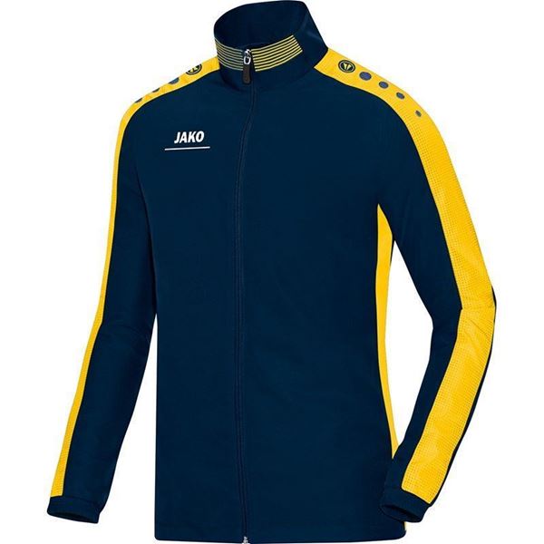 Afbeelding van JAKO Striker Vrijetijdsjack - Navy - Blauw - Geel - Kinderen