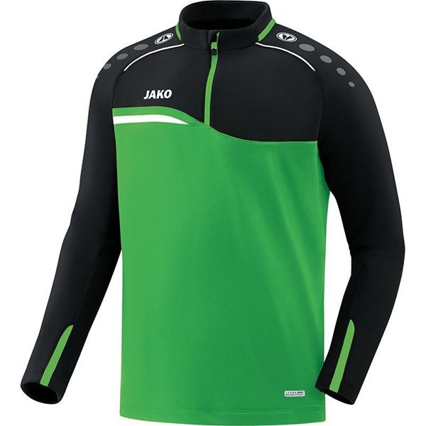 Afbeelding van JAKO Competition Ziptop - Groen - Zwart - Kinderen