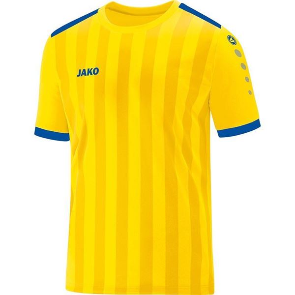 Afbeelding van JAKO Porto 2.0 Shirt - Geel/Blauw - Kinderen