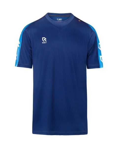 Afbeelding van Robey Performance Trainingsshirt - Navy/ Lichtblauw