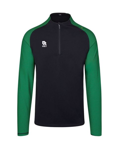 Robey Training Sweater - Zwart/Groen