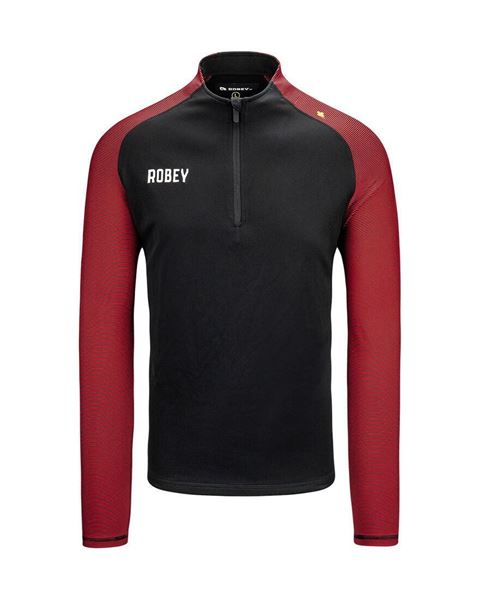 Robey Training Sweater - Zwart/Rood