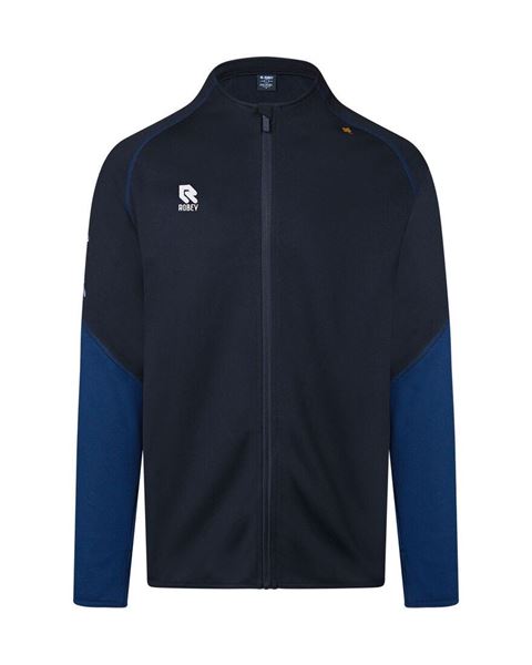 Robey Performance Full Zip Trainingsjack - Zwart/Navy