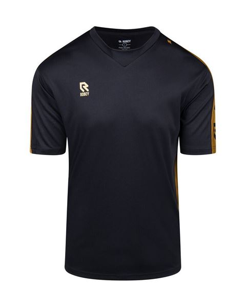 Robey Performance Voetbalshirt - Zwart/Goud