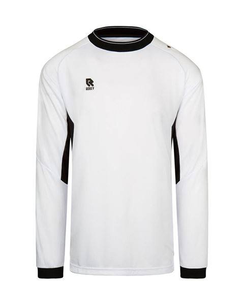 spoelen Aja Lijkenhuis Robey Victory Voetbalshirt - Wit - Lange Mouwen | Teamkleding.eu