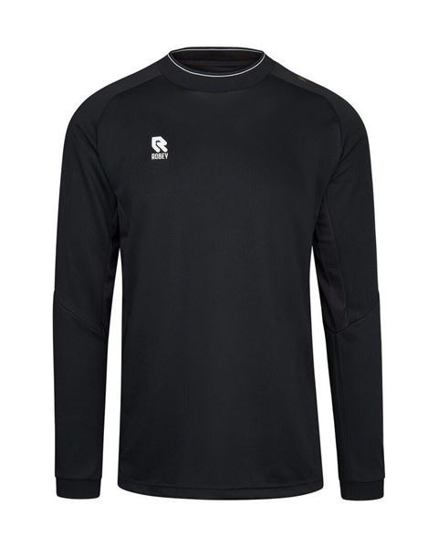 Robey Victory Voetbalshirt - Lange Mouwen - Zwart