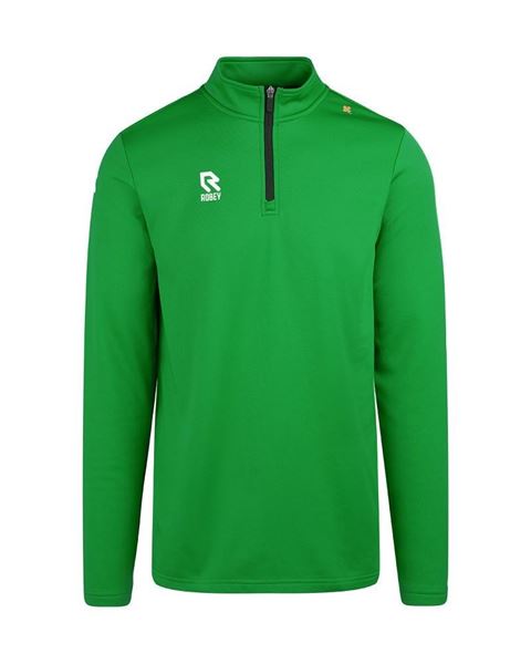 Robey - Crossbar Half-Zip Training Sweater - Groen - Kinderen