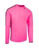 Robey - Performance Cross-Zip Training Sweater - Neon Pink