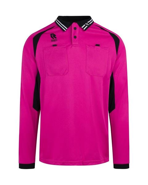 Robey - Referee Scheidsrechter Shirt - Roze (Lange Mouwen)