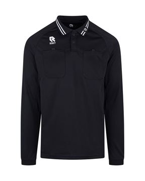 Robey - Referee Scheidsrechter Shirt - Zwart (Lange Mouwen)