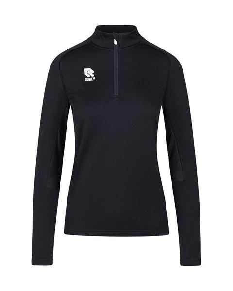 Robey - Forward Half-Zip Training Sweater - Zwart - Dames